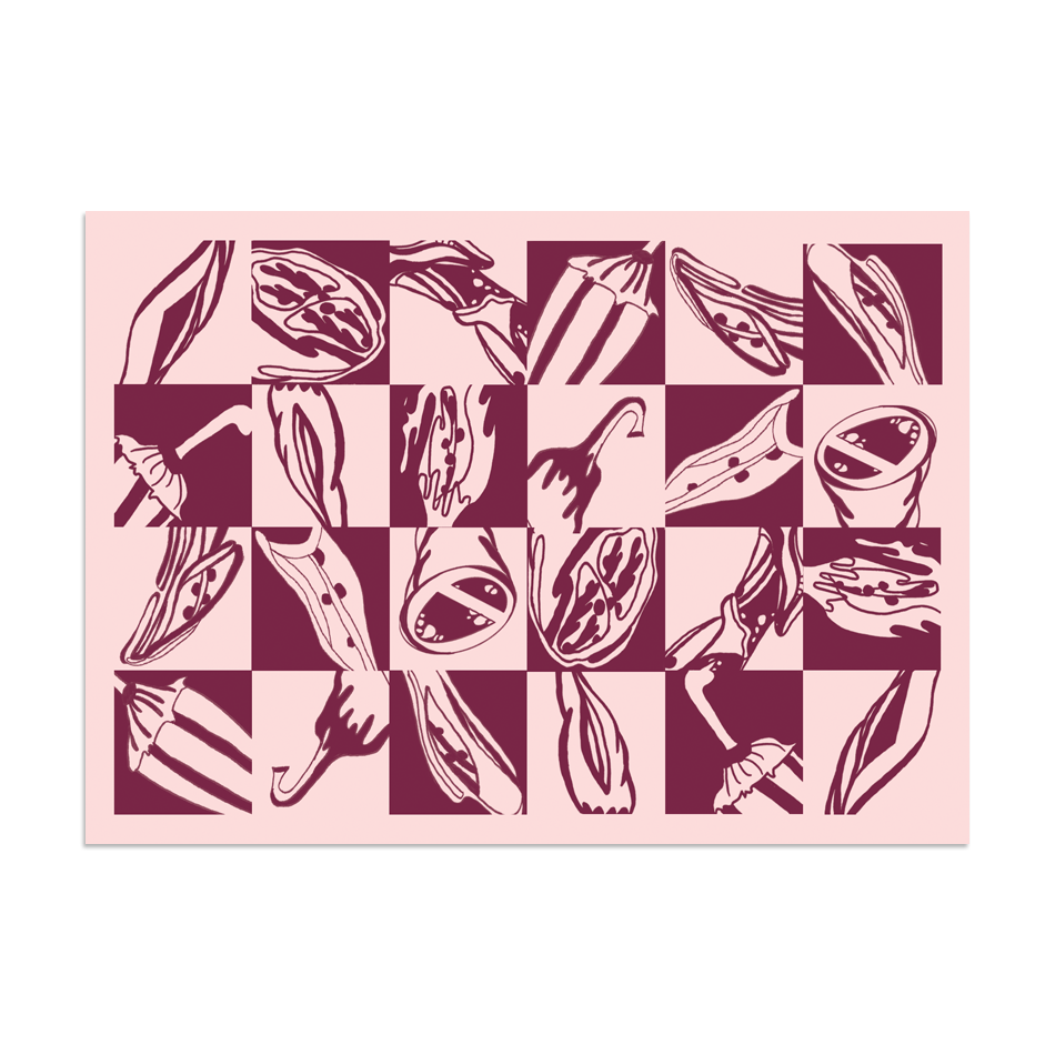 The Pink Peppers Postcard