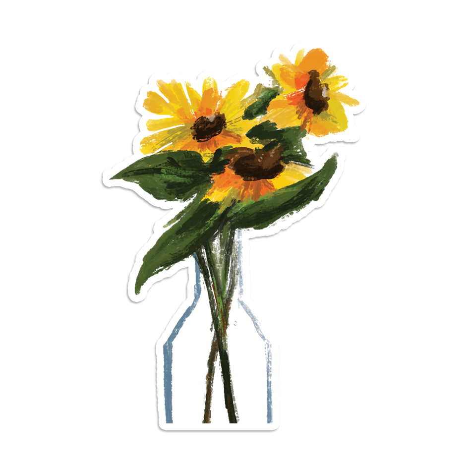 The Sunflower Sticker