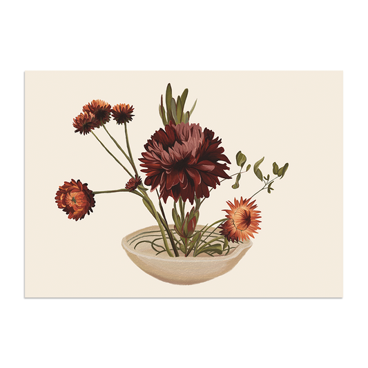 The Ikebana Postcard