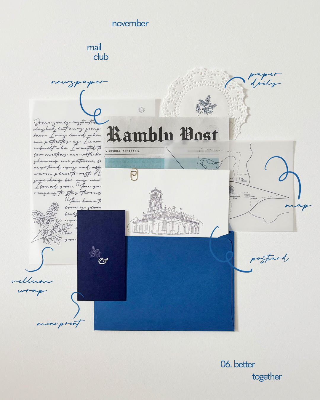 Rambly Post Mail Club // Monthly Editions