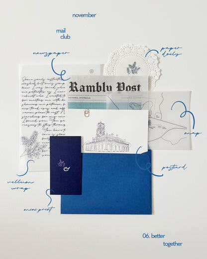 Rambly Post Mail Club // Monthly Editions