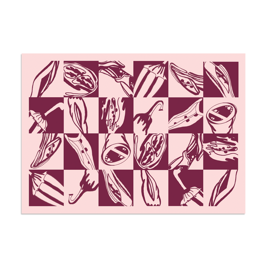 The Pink Peppers Postcard