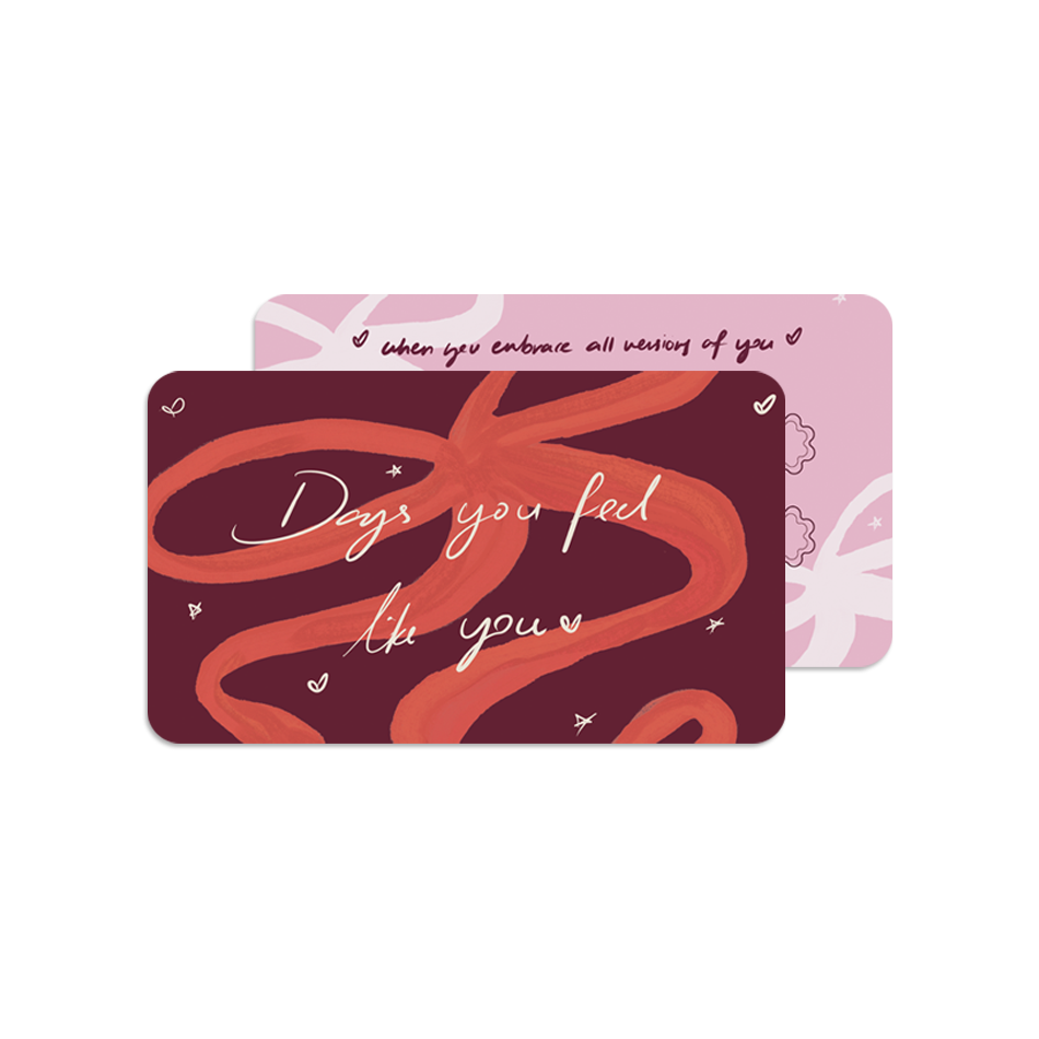 The Red Ribbon Punchcard