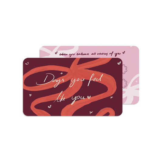 The Red Ribbon Punchcard