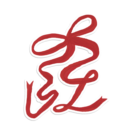 The Red Ribbon Sticker