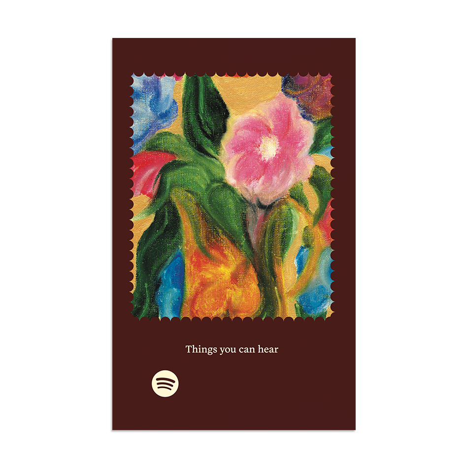 The Oil Pastel Floral Mini Print